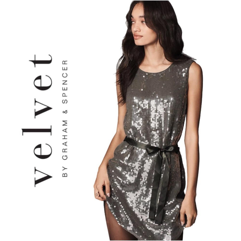 VELVET BY GRAHAM & SPENCER Katherine Sequin Dress